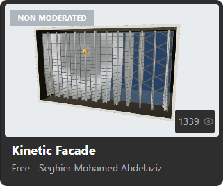 Kinetic Facade by Seghier Mohamed Abdelaziz