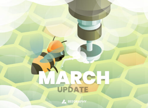 BEEGRAPHY UPDATES COVER IMAGE FOR MARCH