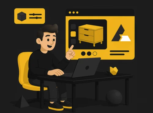 BeeGraphy’s 3D configurator interface for real-time product customization and web deployment