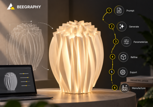 Parametric design with AI: 6 simple steps to build a lamp