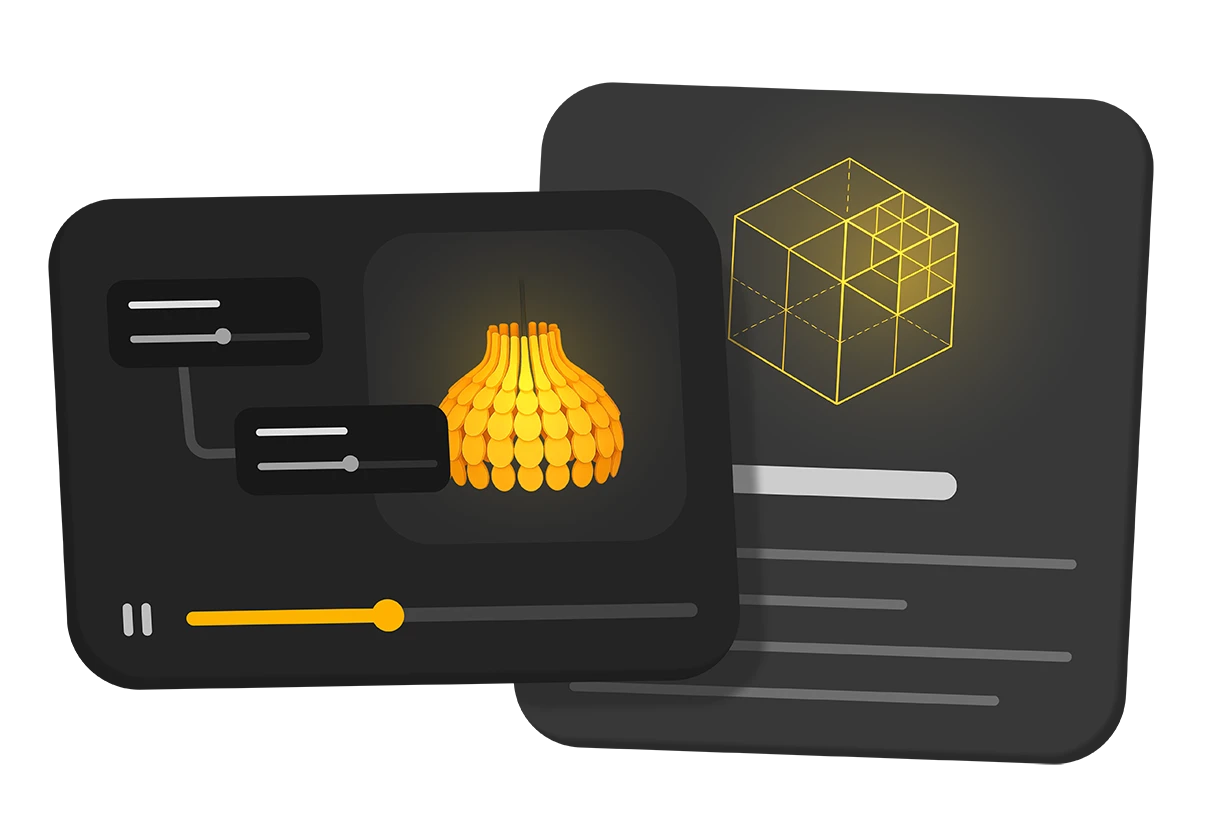 BeeGraphy tutorial interface with node editor and 3D parametric model